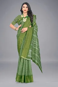 Stylish Art Silk Saree With Blouse Piece For Women-thumb1