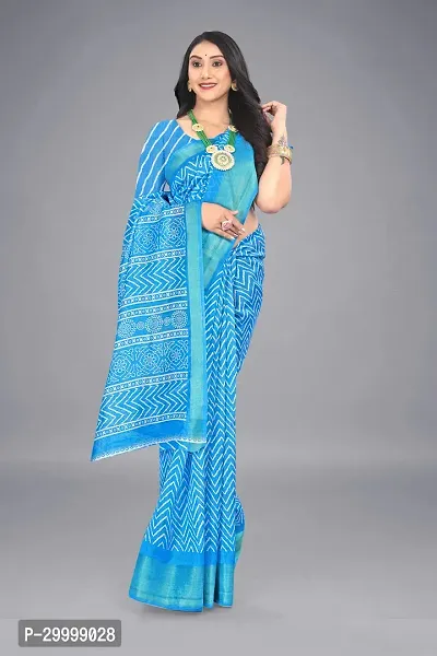 Stylish Art Silk Saree With Blouse Piece For Women