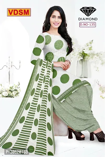 Stylish Art Silk Printed Unstitched Salwar Suit Material