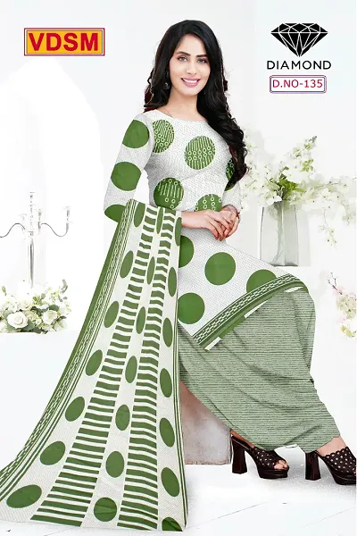 Stylish Atrt Silk Printed Unstitched Suit