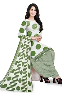 Stylish Art Silk Printed Unstitched Salwar Suit Material-thumb1