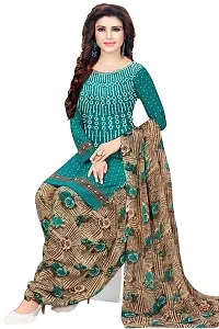 Stylish Art Silk Printed Unstitched Salwar Suit Material-thumb3