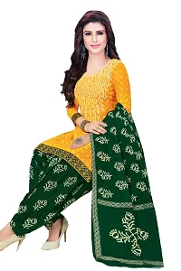 Stylish Art Silk Printed Unstitched Salwar Suit Material-thumb2