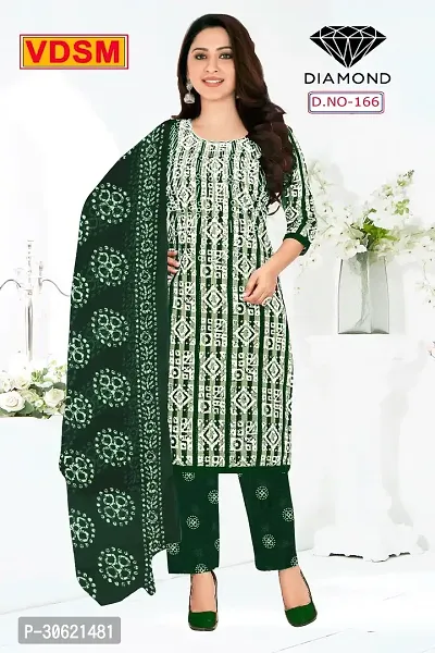 Stylish Art Silk Printed Unstitched Salwar Suit Material