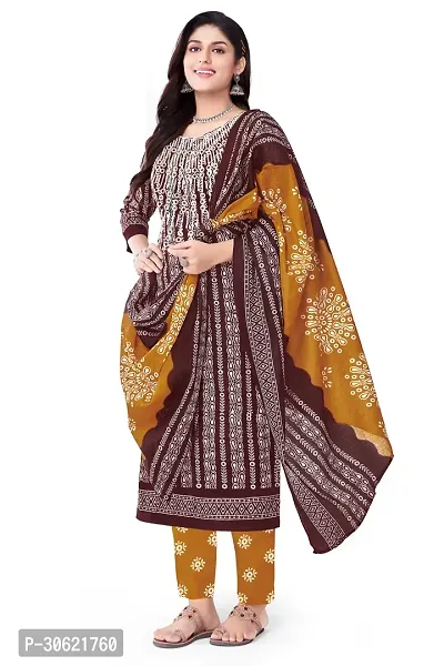 Stylish Art Silk Printed Unstitched Salwar Suit Material-thumb3