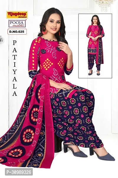 Woman Printed Unstitched Salwar Suit Material