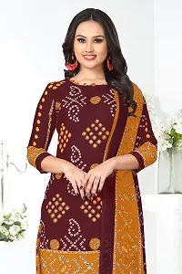 Woman Printed Unstitched Salwar Suit Material-thumb2