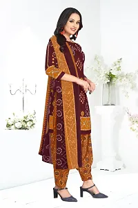 Woman Printed Unstitched Salwar Suit Material-thumb3