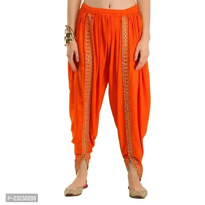 Orange ruffle double layered pants – Simply Savannah Boutique