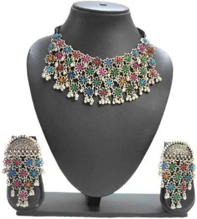 Elegant Alloy Jewellery Set For Women and Girls