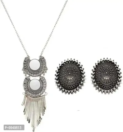 Elegant Metal Jewellery Set For Women and Girls