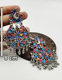 Stylish Multicoloured Alloy Earrings For Women-thumb2