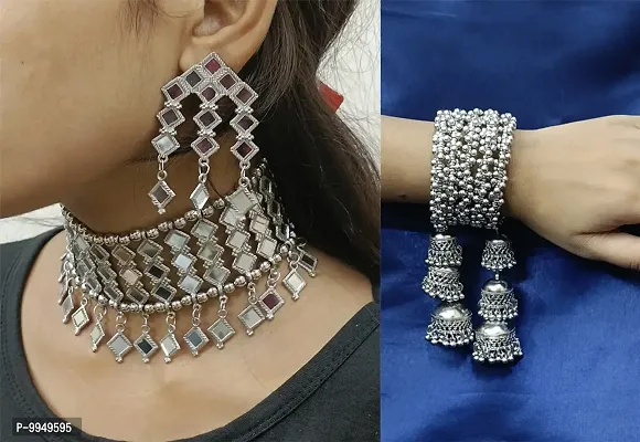 Elegant Alloy Jewellery Set For Women and Girls