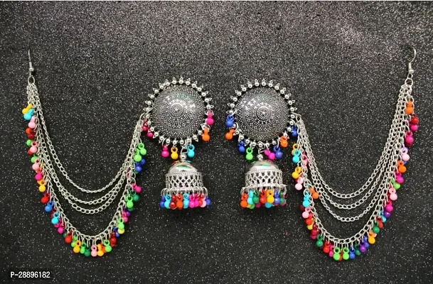 Stylish Multicoloured Alloy Earrings For Women