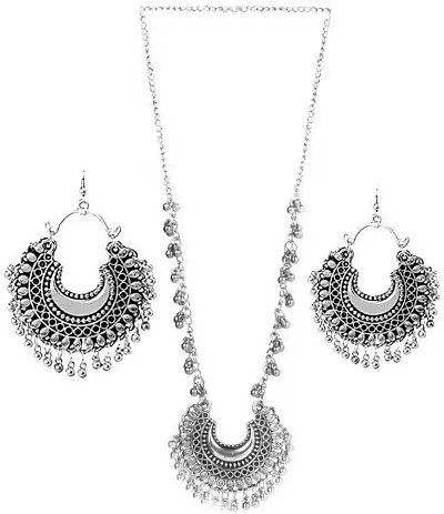 Oxidised Metal Jewellery Set