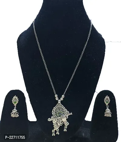 Stylish Silver Alloy  Jewellery Set For Women