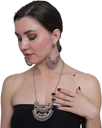 Stylish Silver Alloy Jewellery Set For Women-thumb1