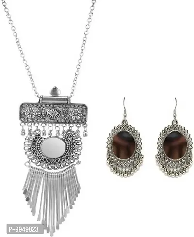 Elegant Metal Jewellery Set For Women and Girls