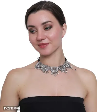 Stylish Silver Alloy Jewellery Set For Women-thumb4