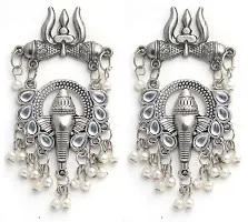 Stylish Silver Alloy Jewellery Set For Women-thumb1