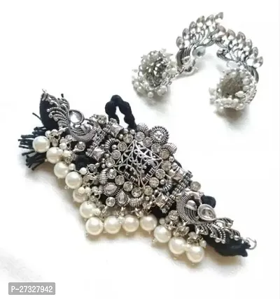 Stylish Silver Alloy Jewellery Set For Women