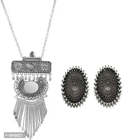 Elegant Metal Jewellery Set For Women and Girls