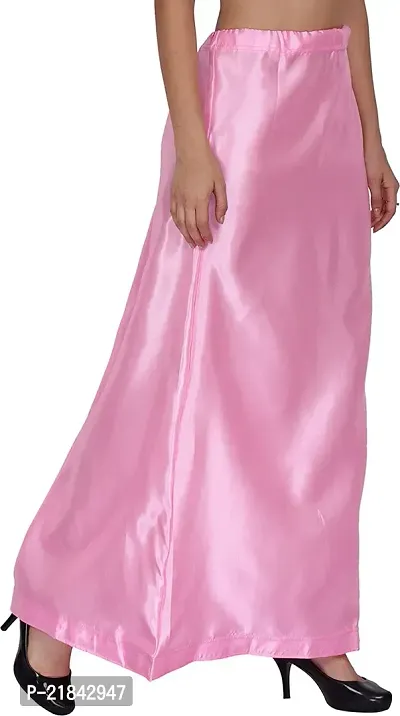 Women's Satin Petticoat Saree Satin Underskirt Sari Satin Silk