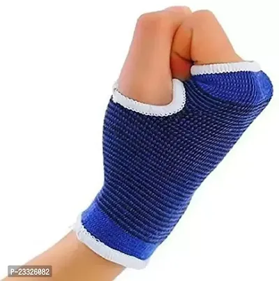 Best Quality Palm Support Wrist Glove Hand Grip Support Protector Brace Sleeve Riding Gloves (Blue)-thumb2