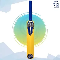 Best Quality Cricket Yellow Bat 5 No. Size Plastic Cricket Bat With Wind Ball Cricket Kit-thumb1
