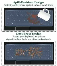 Preha The Smart Choice 15.6 Inch Keyboard Protector Skin Keyboard Dust Cover Keyboard Skin for Laptop KeyBoard Guard Keyboard Skin  (Transparent)-thumb2