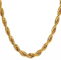 Alluring Golden Brass Chain For Men-thumb1