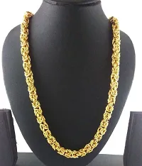 Alluring Golden Brass Chain For Men-thumb1