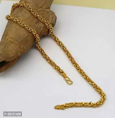 Alluring Golden Brass Chain For Men-thumb0