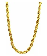 Alluring Golden Brass Chain For Men-thumb2