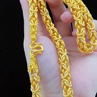 Alluring Golden Brass Chain For Men-thumb1
