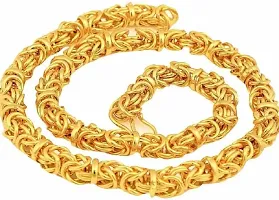 Alluring Golden Brass Chain For Men-thumb3