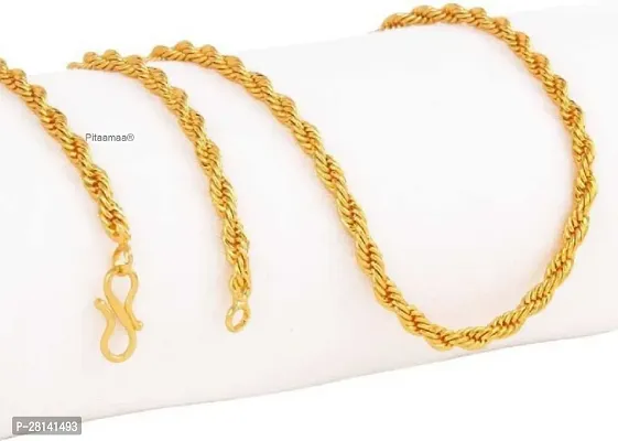 Alluring Golden Brass Chain For Men-thumb4