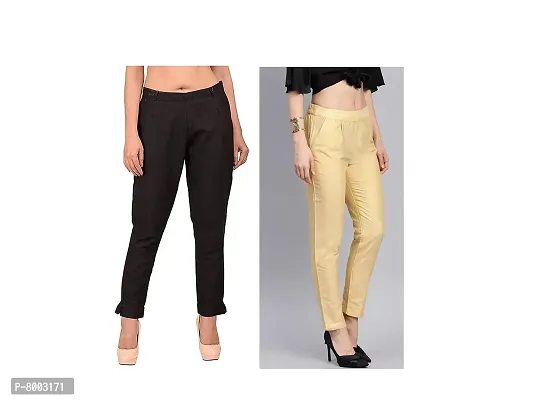 KIJBLAE Women's Bottoms Solid Color Pencil Pants For Girls Comfy Lounge Casual  Pants Fashion Full Length Trousers Khaki S - Walmart.com