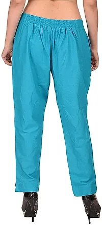 Faunashaw Women Regular Fit Solid Trouser Pant Bottom Wear-thumb2