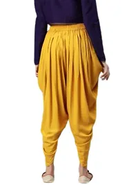 Faunashaw Women Stylish Dhoti Pants Salwar Bottom Wear For Girls/Womens/Ladies Pack Of 2 {Multicolor}-thumb2