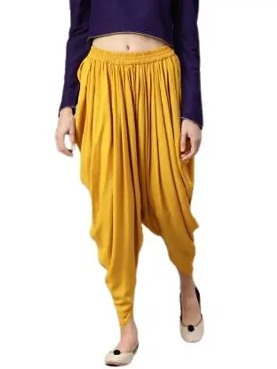 Faunashaw Women Stylish Dhoti Pants Salwar Bottom Wear For Girls/Womens/Ladies