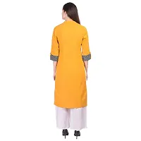 Faunashaw Women Cotton Slub Staright Kurti-thumb4