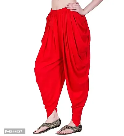 Faunashaw Women Stylish Dhoti Pants Salwar Bottom Wear For Girls/Womens/Ladies-thumb4
