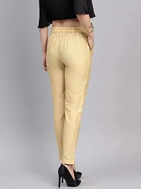 Faunashaw Women Regular Fit Solid Trouser Pant Bottom Wear-thumb1