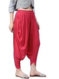 Faunashaw Women Stylish Dhoti Pants Salwar Bottom Wear For Girls/Womens/Ladies Pack Of 2 {Multicolor}-thumb4