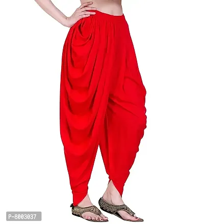 Faunashaw Women Stylish Dhoti Pants Salwar Bottom Wear For Girls/Womens/Ladies-thumb3