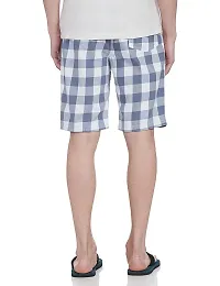 RJ Craze Super Combed Cotton Checkered Checkmate Shorts-thumb2