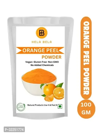 Hela Bela Pure Orange Peel Powder for Face -100 Gm-thumb0