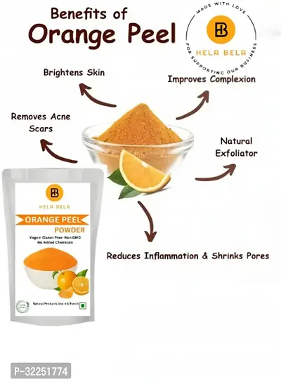 Hela Bela Pure Orange Peel Powder for Face -100 Gm-thumb2