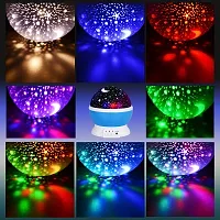 Nachiketa Enterprise Star Master Projector with USB Wire Colorful Romantic LED Star Master Sky Night Projector Bed Light Lamp (Assorted Color)-thumb1